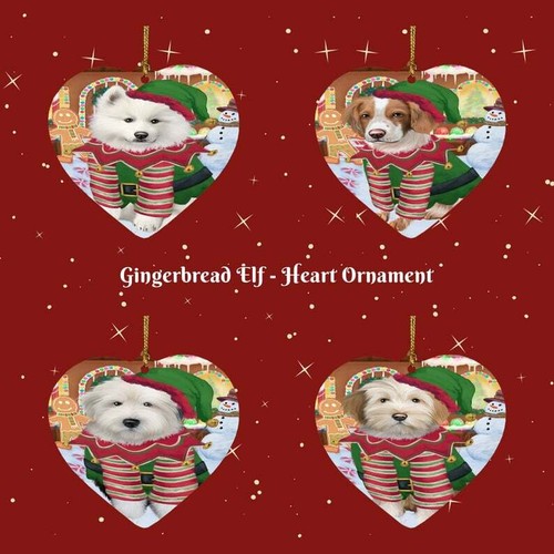 Gingerbread elf dog - elf, pet