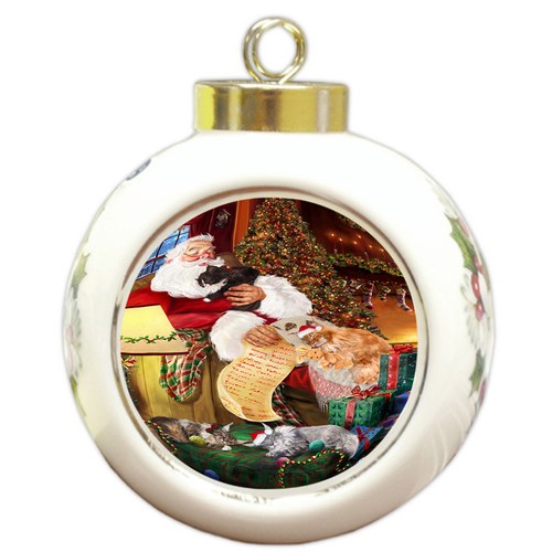 Santa with maine - with, cats
