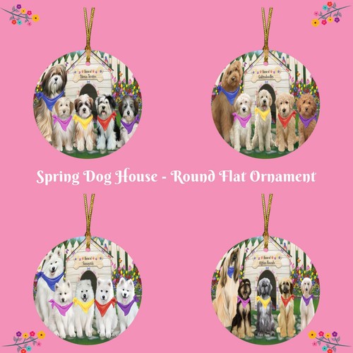 Spring dog house round - spring,