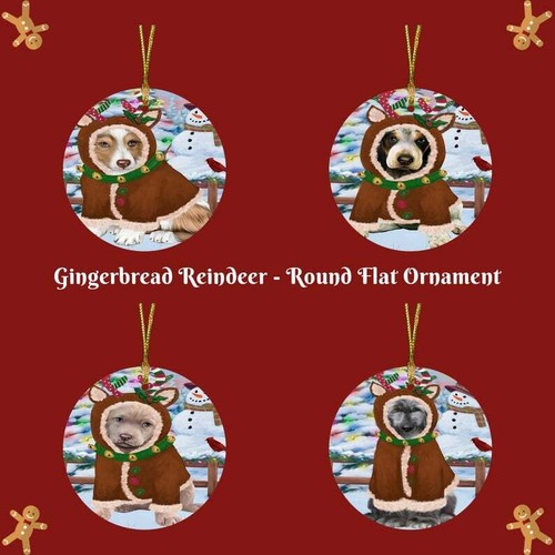 Gingerbread reindeer dog cat - reindeer,