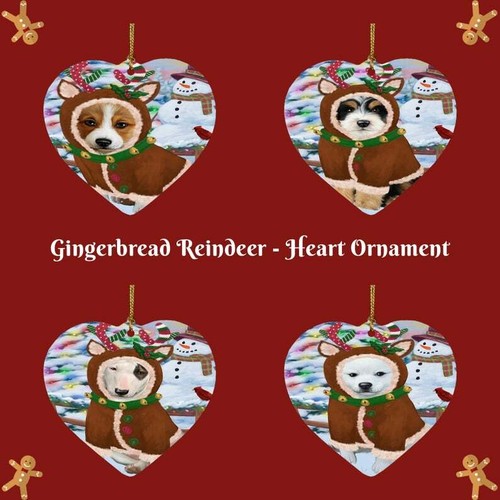 Gingerbread reindeer dog cat - gingerbread,